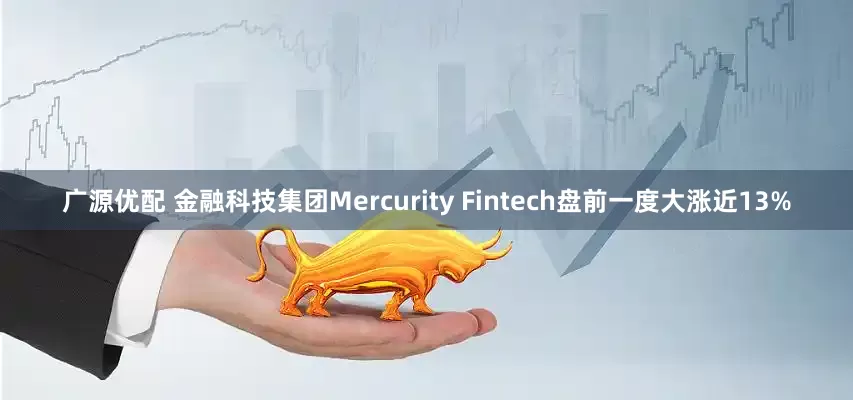 广源优配 金融科技集团Mercurity Fintech盘前一度大涨近13%