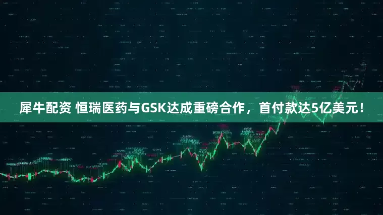 犀牛配资 恒瑞医药与GSK达成重磅合作，首付款达5亿美元！