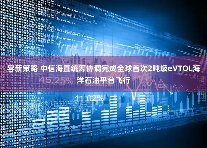 容新策略 中信海直统筹协调完成全球首次2吨级eVTOL海洋石油平台飞行